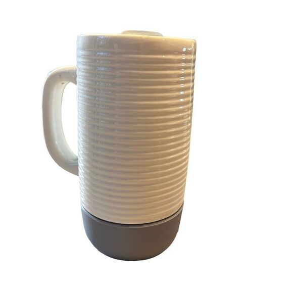 Ello Jane Ceramic Travel Mug with Gray Slider Lid‎ 18oz - Picture 1 of 9